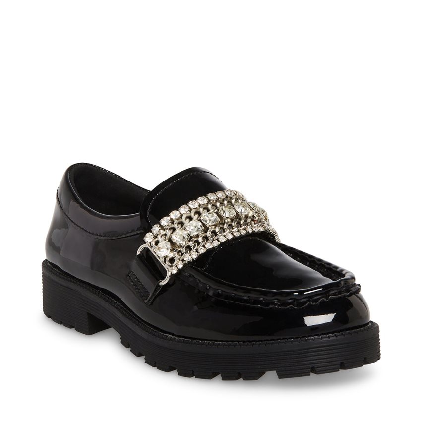 Black Steve Madden Jmaybell Kids' Loafers | PH 1795DB16